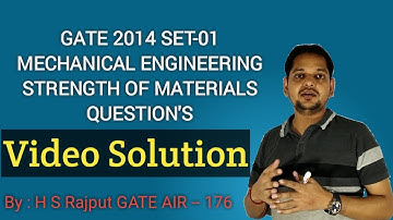 GATE 2014 (ME SET-1) SOM Question