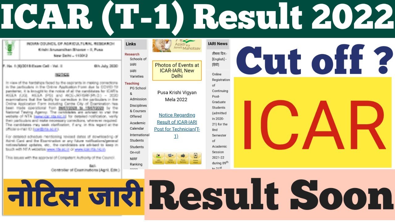 icar technician result|icar technician cut off|icar result updateicar recruitment 2022