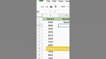 create barcode in google sheets. #excel #msoffice #learnexcel