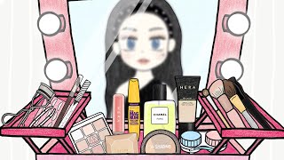 블랙핑크 '제니' 커버 메이크업 스톱모션 (BLACKPINK JENNIE Cover Makeup Stopmotion) screenshot 5