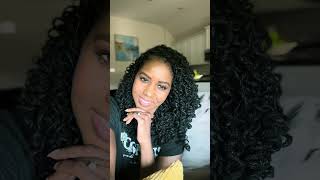 Perm Rod Curls on Locs | Bouncy and Defined 💕✨