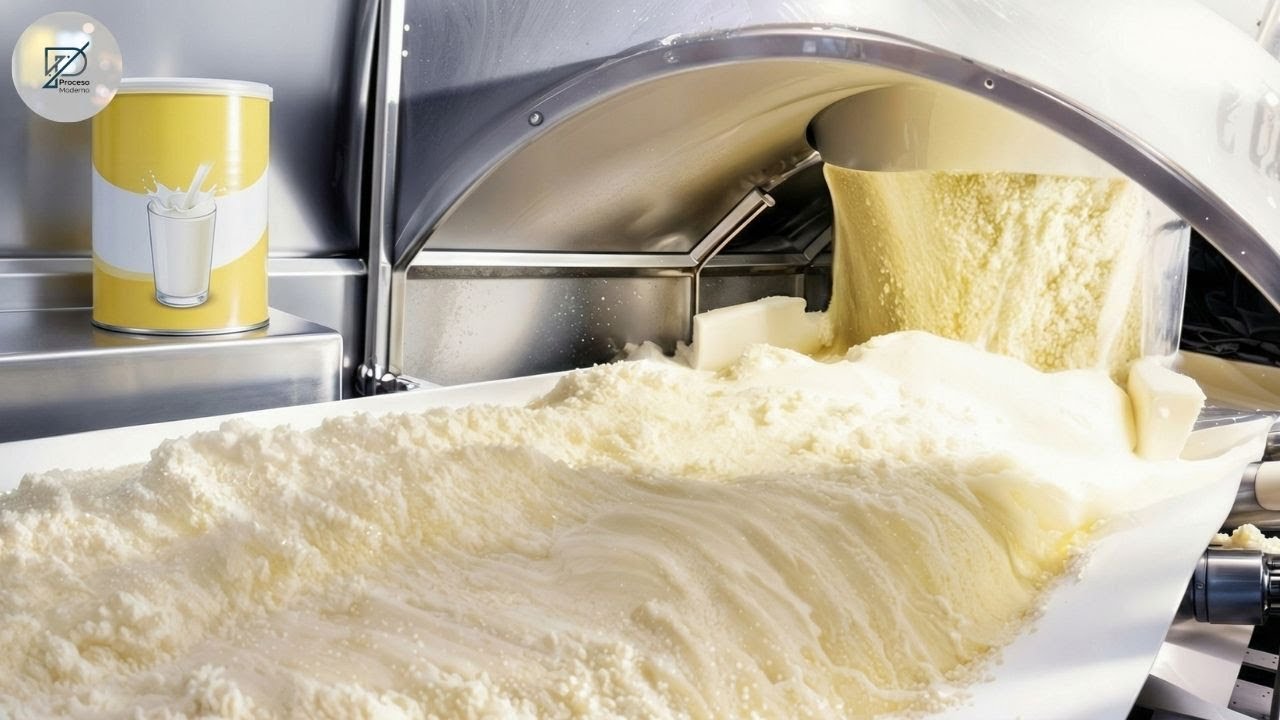 Dentro de una Mega Fábrica de Leche en Polvo: Cómo se Fabrica la Leche en Polvo a Escala Industrial