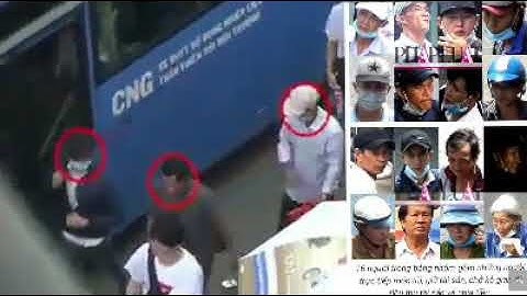 Cận cảnh móc túi ở Suối Tiên (quận 9 giáp Thủ Đức) nè mọi người, thằng đội nón đen và nón trắng phối