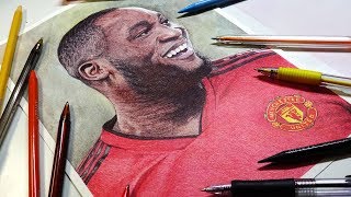 LUKAKU Pen Drawing | Manchester United - DeMoose Art screenshot 4