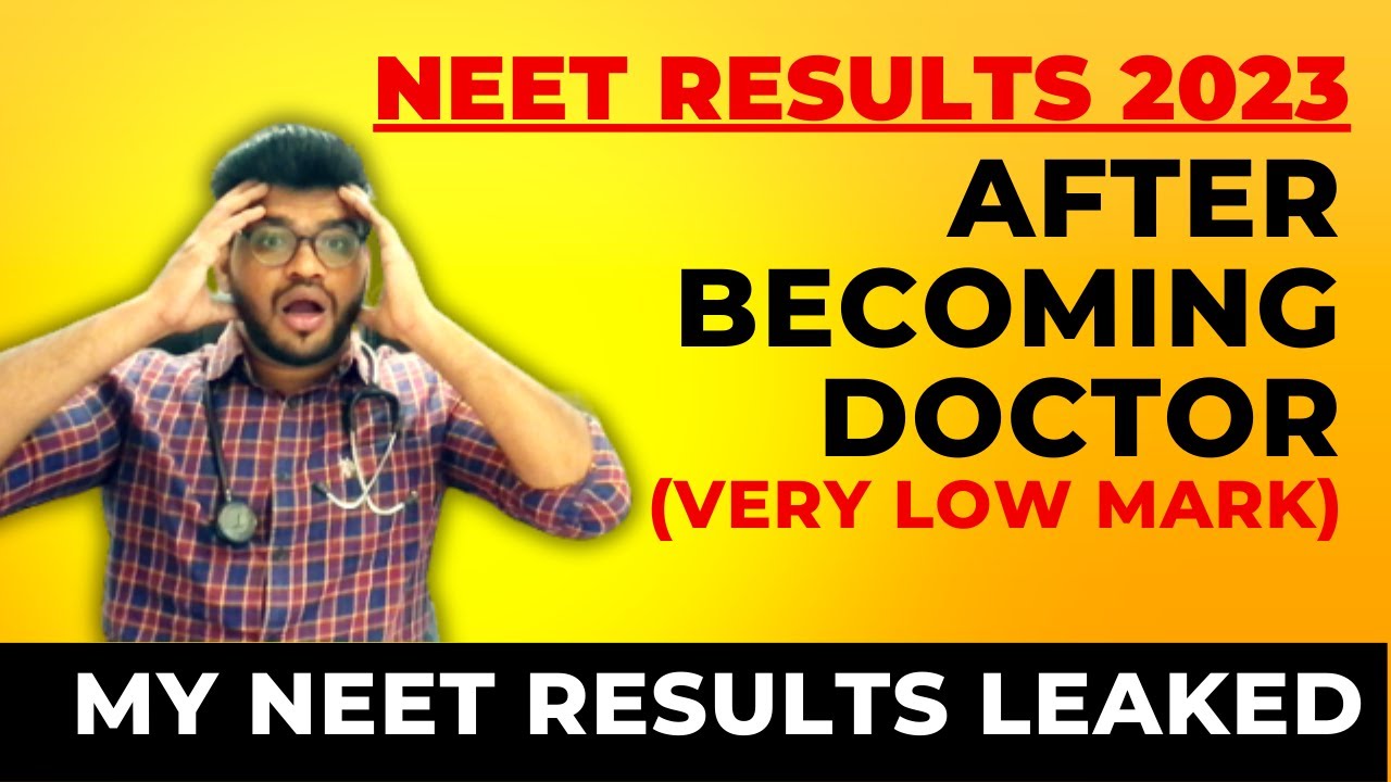 NEET RESULTS 2023 (leaked) My "NEET"Results are Leaked LOW MARKS