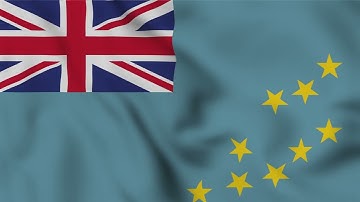 Tuvalu Flag Animation Full Screen | Tuvalu Flag Waving Animation - 4K Green Screen Flag #TuvaluFlag