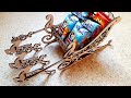 Цукерниця Сани з оленями Інструкція Farbyk 3D розмальовка з дерева – 3d puzzle assemble me