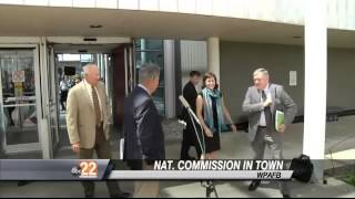 National Commission Visits WPAFB to Take Report to President