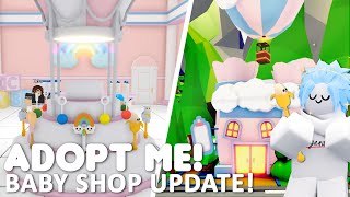  Baby Shop Update in Adopt Me  ARE YOU READY? NEW RATTLES AND STROLLERS (roblox)