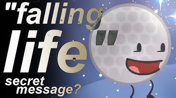 The First and Last Words of Every BFDI Episode (secret message?)