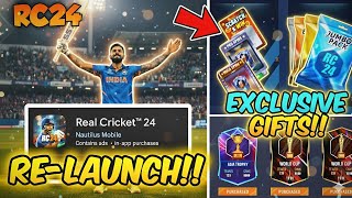 Real Cricket 24 : Updates & Exclusive Gifts From KRAFTON INDIA 😱 l Gameplay & New Features 