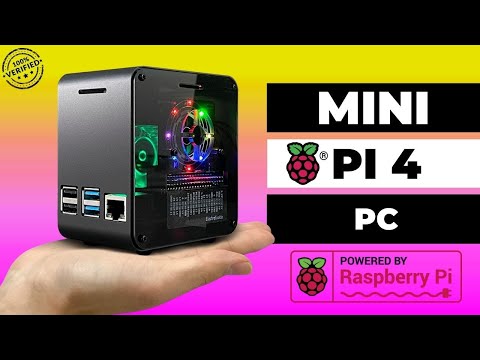 DIY Raspberry Pi 4 Desktop Case Mini PC Build 2022