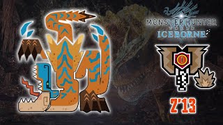 MHWorld Iceborne : MR3★ A Roar that Shook the Vale | 2'13 | Solo With Charge Blade [ OQ#6 ]
