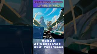 [Astro/R3F/WebXR] PROTOCOL.WIRED // LAYER: SKYBOX (AI-Generated 360° Panoramas)