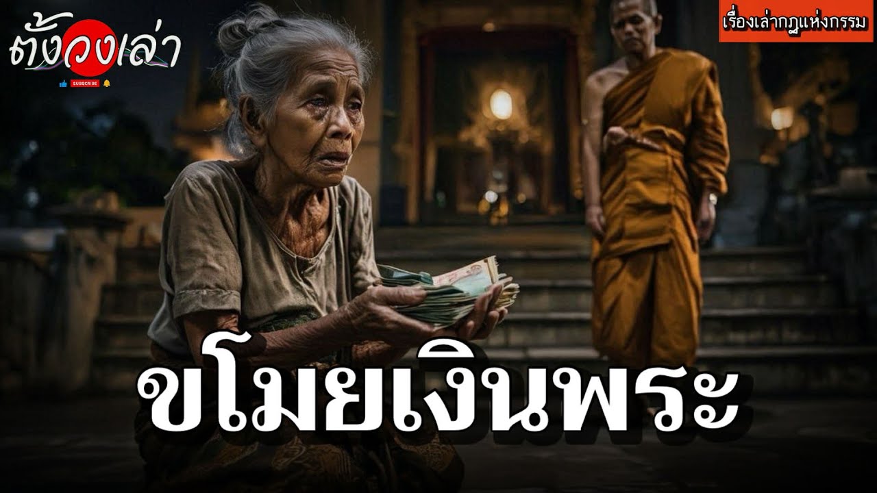 ชดใช้กรรมขโมยเงินพระ |เรื่องเล่ากฏแห่งกรรม