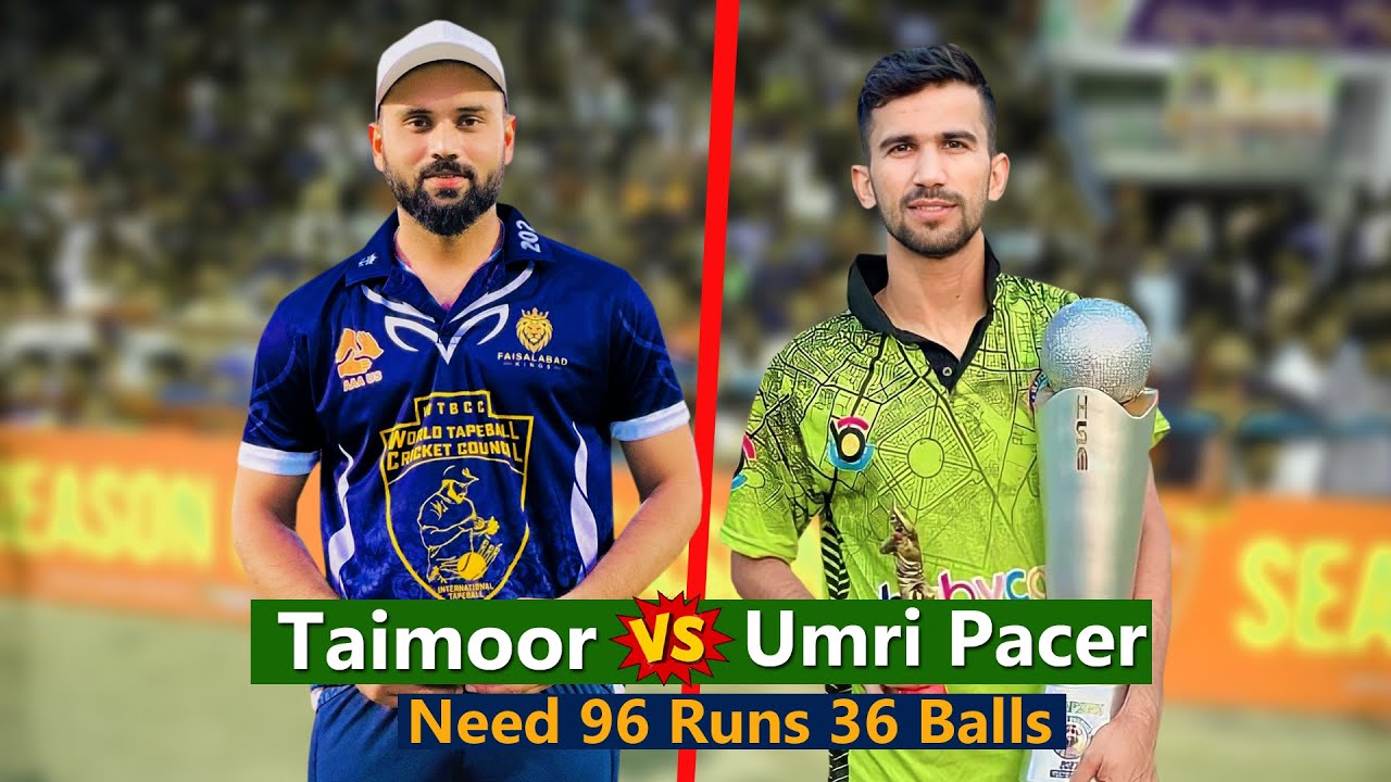 Taimoor Mirza Bantu Bhai vs Fahad Umri Pacer Need 96 Runs 36 Balls ...