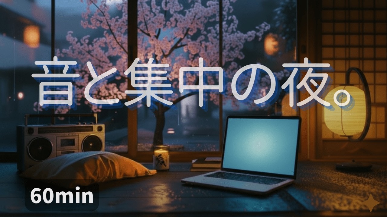 【深夜作業BGM】音と共に、集中する夜の静かなチップチューン × Lo-fi | 作業・集中・癒やし | 静かめ | Midnight Session