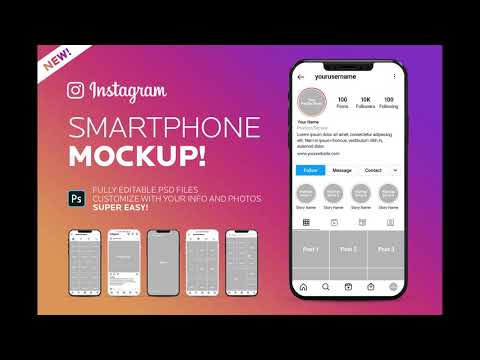 Instagram Mockup Smartphone, an iPhone Mockup by MDG (Thumbnail 5 of 5)