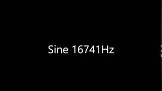 Sine 16741Hz Audio Only