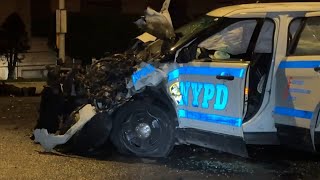 2 police officers among 9 injured after crash involving NYPD SUV on Staten Island 2 police officers among 9 injured after crash involving NYPD SUV on Staten Island