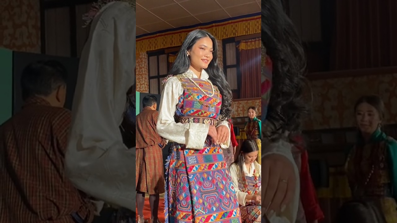 Beautiful girl | Bhutanese national dress 