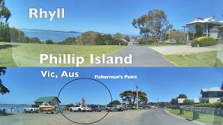 Drive through Rhyll in Phillip Island - Fisherman's Point - Victoria Australia