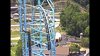 Mr freeze reverse blast is a premier rides lim-launched shuttle loop
coaster that has operated at six flags st louis since 1998. i was
filming the du...