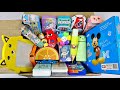 Cute Stationery collection🥰Jumbo kit, Geometry, Hilighters, Board, Watch, Colors, Sharpener, Eraser