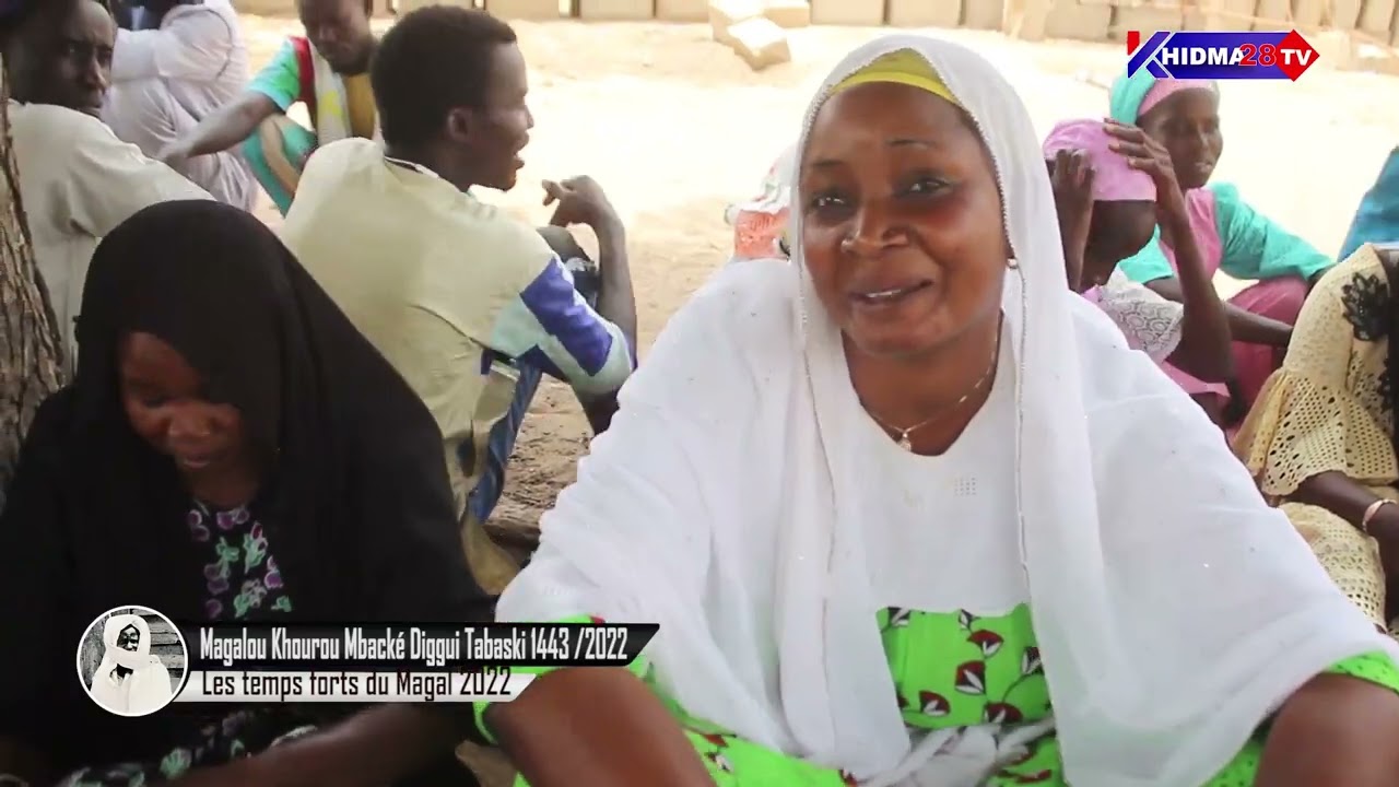 Magalou Khourou Mbacké Diggui Tabaski 1443 2022 Temps forts du Magal Part 1