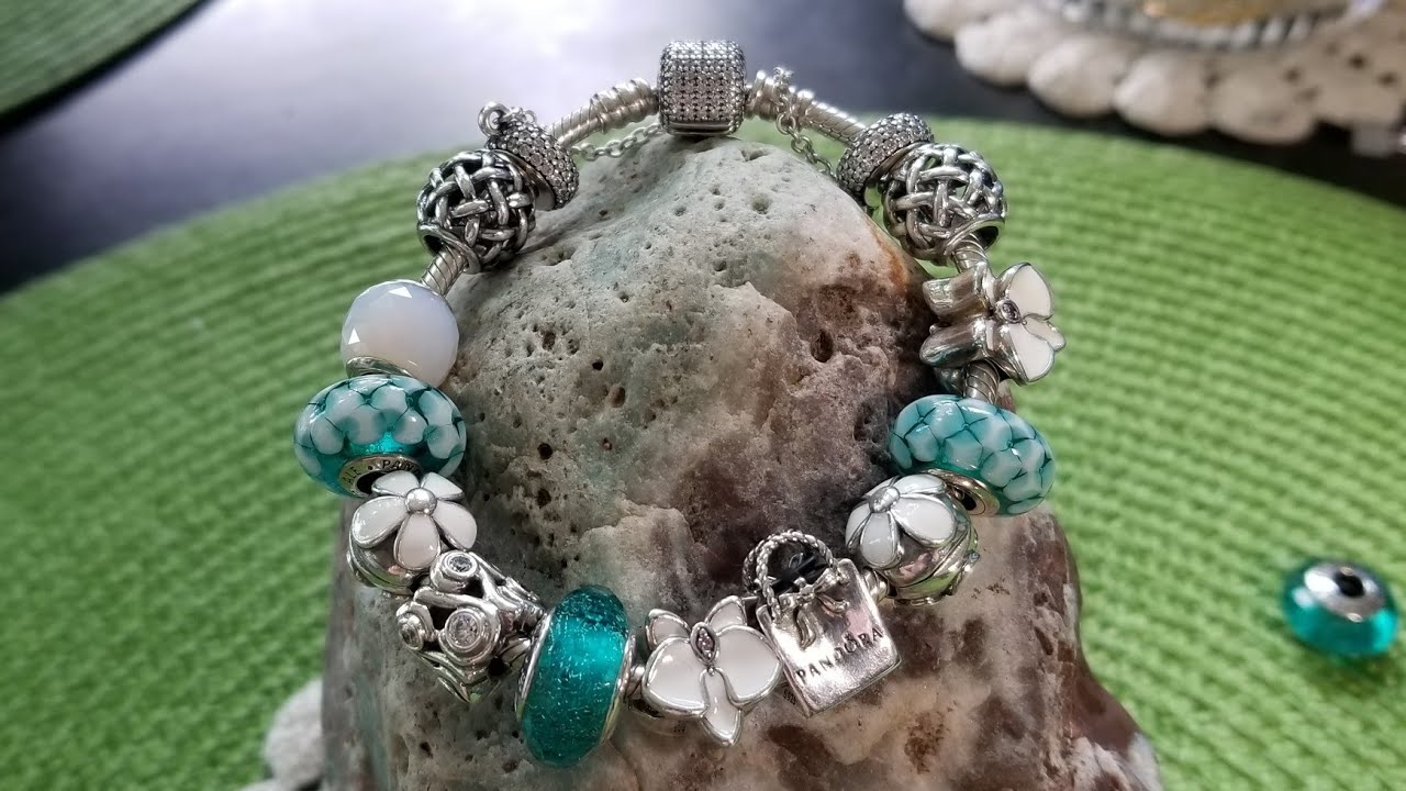 Traditional Pandora Bracelet! Using some of my least, never used Charms! Idea from Tink Pandora! 4.2