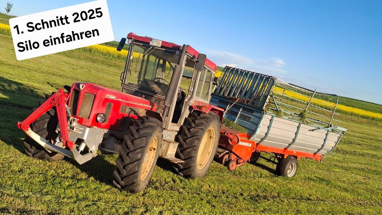 1. Schnitt 2025 Teil 2 | Silo einfahren mit Schlüter Super 1250vl