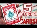 5 HIDDEN SECRETS in a Deck of Cards You May Not Know Of!!