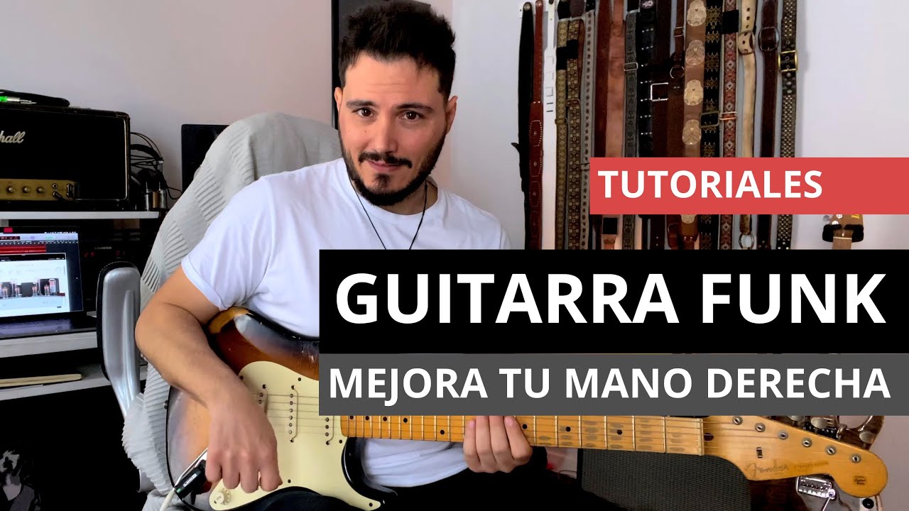 Guitarra rítmica funk: mejora tu técnica de mano derecha