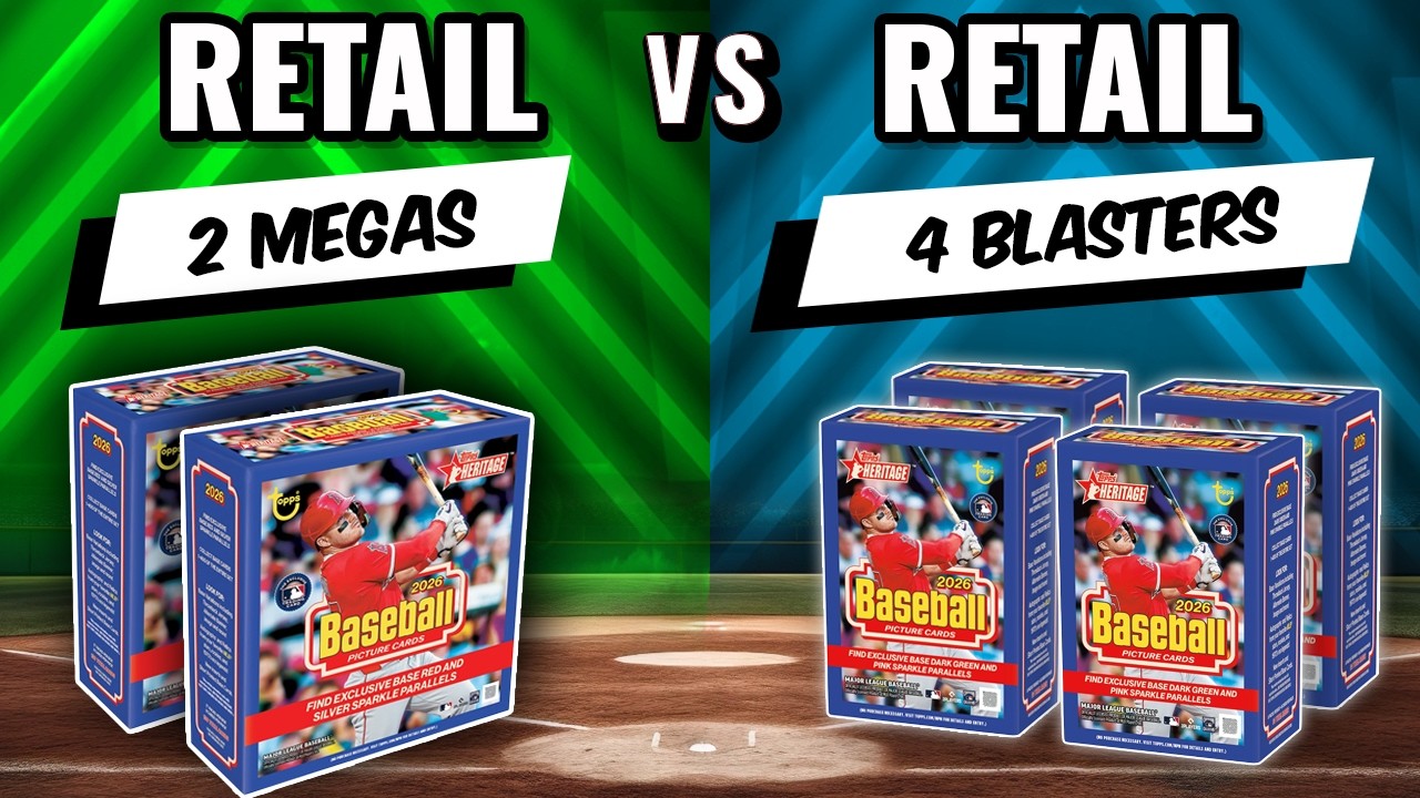 🚨2 AUTOS!!!🚨 2026 TOPPS HERITAGE MEGAS VS BLASTERS