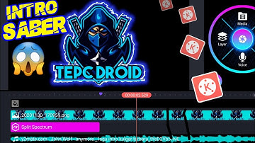 Cara membuat intro YOUTUBE Gaming Esport Di APLIKASI KINEMASTER Part 4 || SABER INTRO