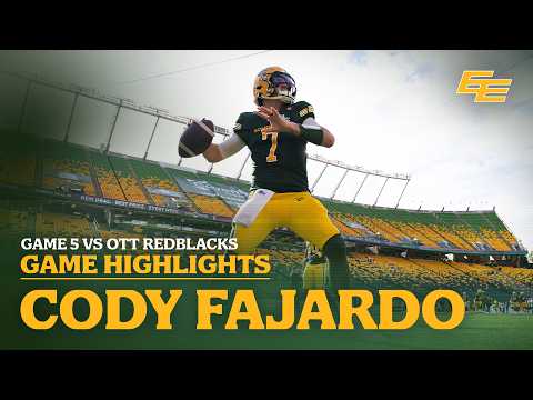 WEEK 6 | Cody Fajardo Highlights vs Ottawa REDBLACKS | 07.09.26