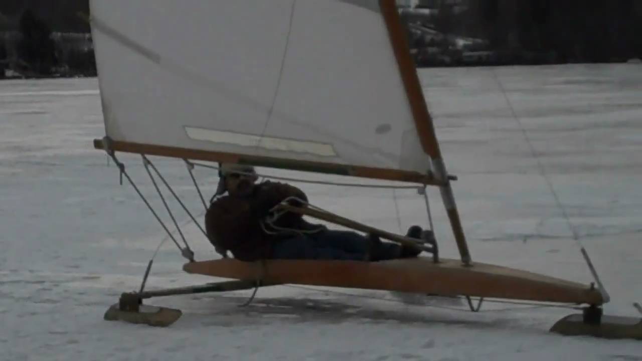 Iceboating On Swan Lake Part 2 YouTube