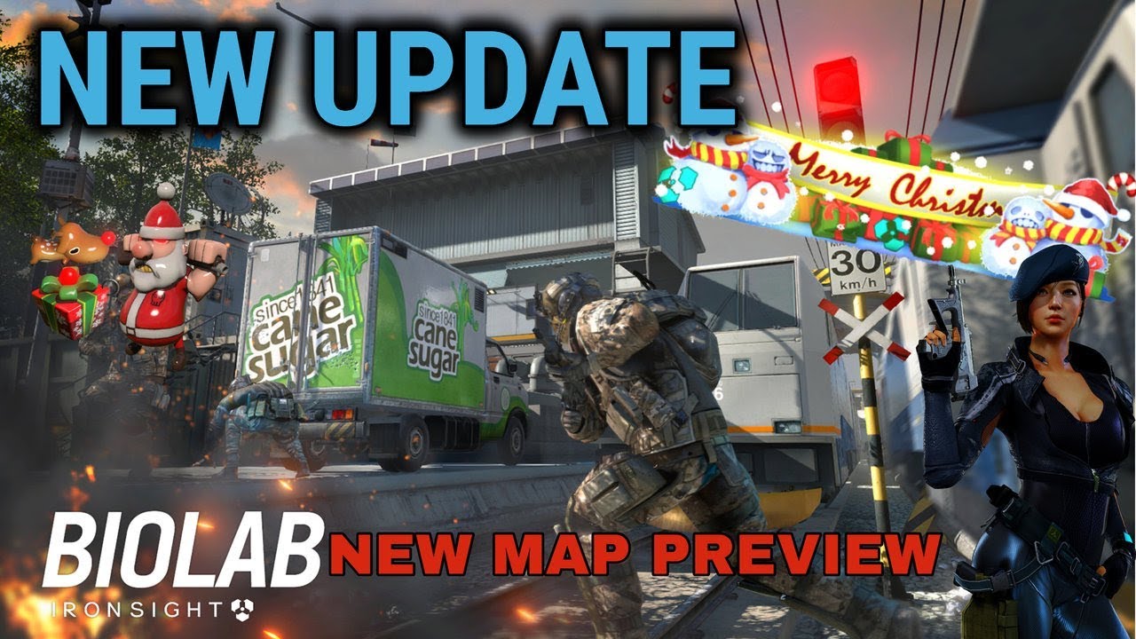 IronSight BioLab EXCLUSIVE map PREVIEW - New Content Update