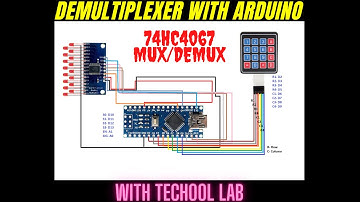 How to use 74HC4067 as De-Multiplexer with Arduino? Interfacing of Demux with Arduino Nano