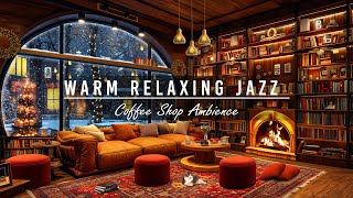 Warm Piano Jazz Music in Coffee Shop Ambience ☕ Smooth Jazz Instrumental Music for Work, Sleep