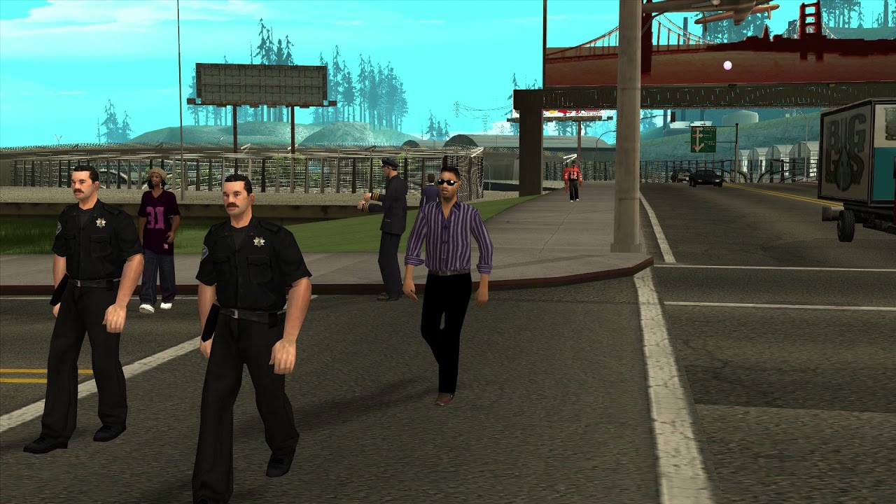 GTA San Andreas Pedestrian Quotes - Blind rich man