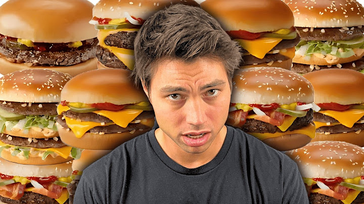 I Ate Every Burger From McDonalds
