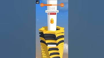 Stack Ball 🔥 Level 219 Perfect Clear in One Go 😱 | Insane Speed Run! #gaming #stackball #games