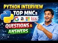 Python Developer Interview Questions Answers latest 2024