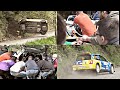 Rally valle daosta 2024  big crash  difficult corner vbb