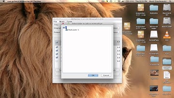 How to install mods on Minecraft using MC Patcher for the Mac