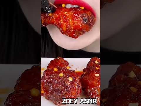 <strong>ASMR</strong> KOREAN <strong>SWEET</strong> FRIED CHICKEN #shorts