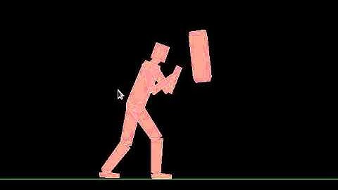 Box2D powered side view boxing ragdoll