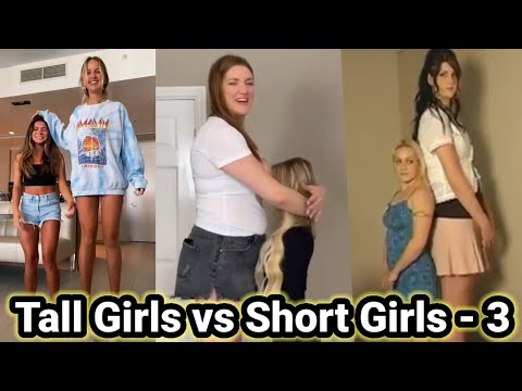 Tall Girls vs Short Girls -3 | tall woman short woman height difference | tall women | tall girls