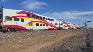 NMRX 106 leads the final northbound train to Santa fe.